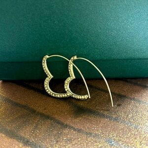 Crystal Heart Earrings